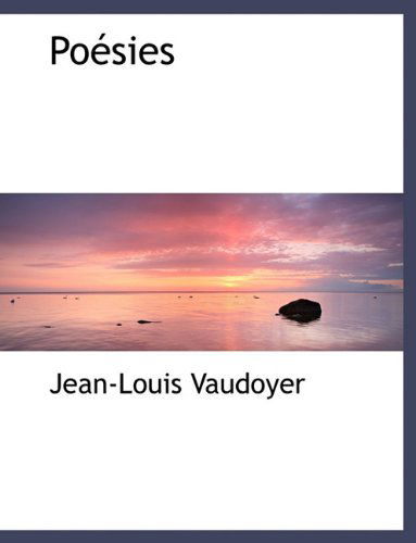 Cover for Jean-Louis Vaudoyer · Po Sies (Hardcover Book) [French edition] (2009)