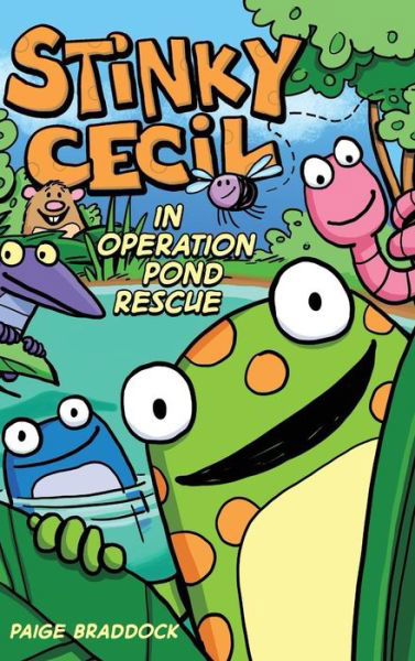 Stinky Cecil in Operation Pond Rescue - Paige Braddock - Livros - Andrews McMeel Publishing - 9781449473778 - 26 de janeiro de 2016