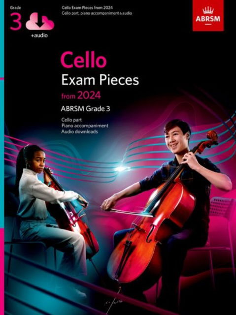 Cover for Abrsm · Cello Exam Pieces from 2024, ABRSM Grade 3, Cello Part, Piano Accompaniment &amp; Audio - ABRSM Exam Pieces (Partituren) (2023)