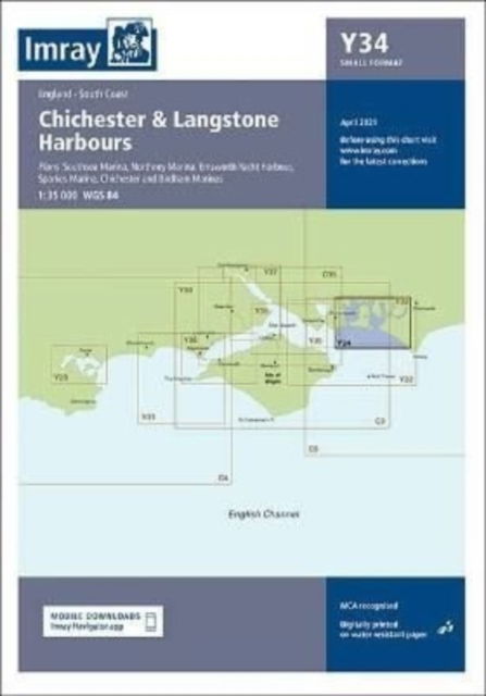 Cover for Imray · Imray Chart Y34: Chichester and Langstone Harbours (Small Format) - Y CHARTS (Map) [New edition] (2021)