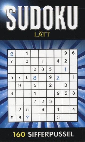 Cover for Michiko Yamato · Sudoku Lätt Blå (Paperback Book) (2019)