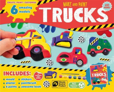 Cover for Igloo Books · Make and Paint Trucks &amp; More - Children’s Arts and Crafts Activity Kit (Paperback Book) (2021)