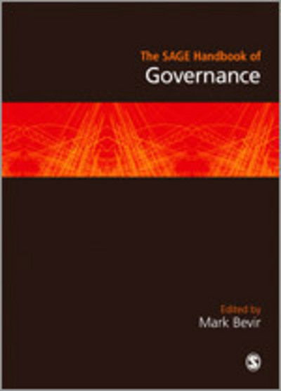 Cover for Bevir M · The SAGE Handbook of Governance (Hardcover Book) (2010)