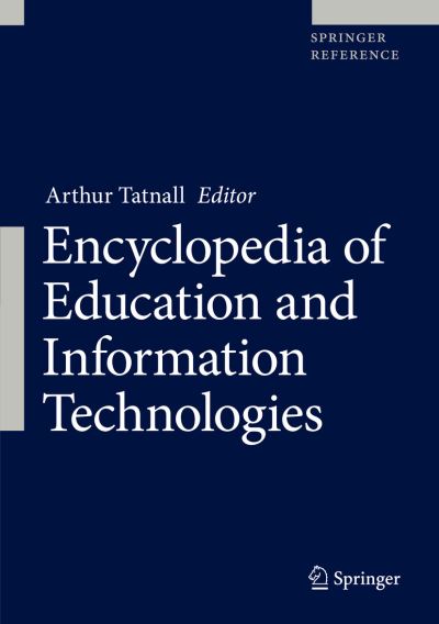 Cover for Arthur Tatnall · Encyclopedia of Education and Information Technologies (Book) [1st ed. 2020 edition] (2020)