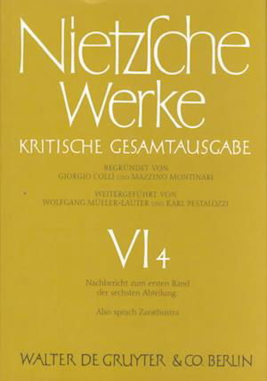 Cover for Friedrich Nietzsche · Nietzsche Werke (Hardcover Book) (1991)