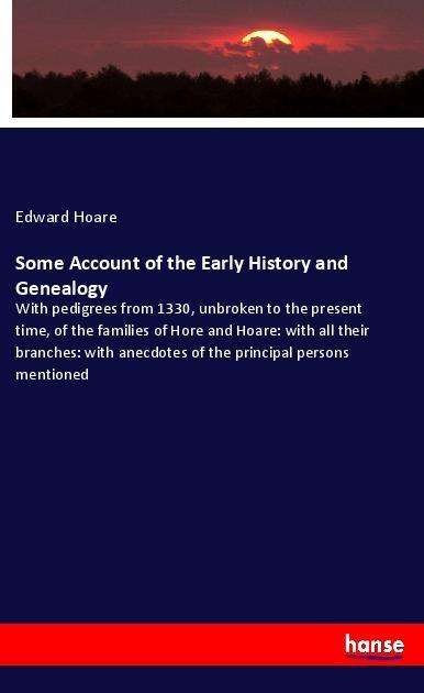 Cover for Hoare · Some Account of the Early History (Bog)