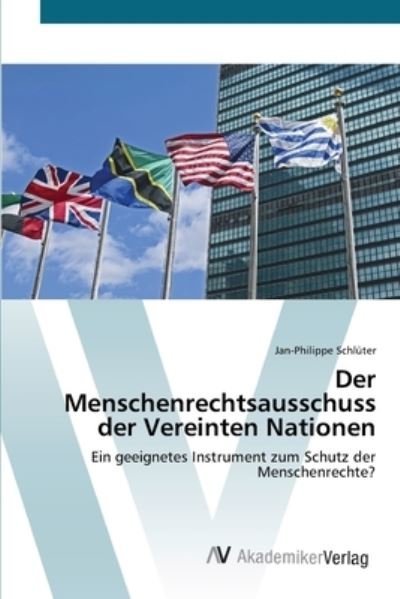 Cover for Schlüter · Der Menschenrechtsausschuss de (Bok) (2012)