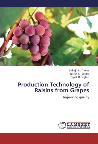 Cover for Dipali D. Jagtap · Production Technology of Raisins from Grapes: Improving Quality (Paperback Book) (2012)