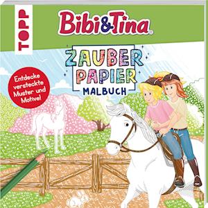 Cover for Frechverlag · Zauberpapier Malbuch Bibi &amp; Tina (Buch) (2024)