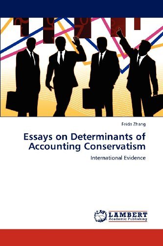 Cover for Feida Zhang · Essays on Determinants of Accounting Conservatism: International Evidence (Paperback Book) (2012)