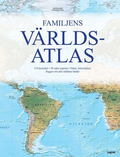 Cover for Karta · Familjens världsatlas (Hardcover Book) (2022)