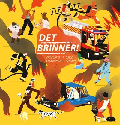 Cover for Charlotte Cederlund · Det brinner! (Gebundesens Buch) (2019)