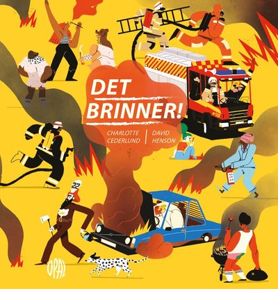 Cover for Charlotte Cederlund · Det brinner! (Hardcover Book) (2019)