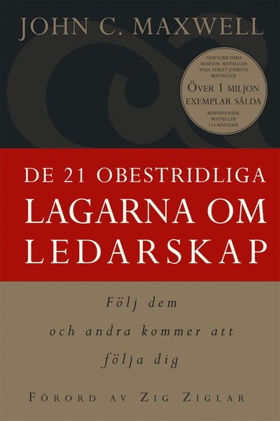 Cover for John C. Maxwell · De 21 obestridliga lagarna om ledarskap (Map) (2005)