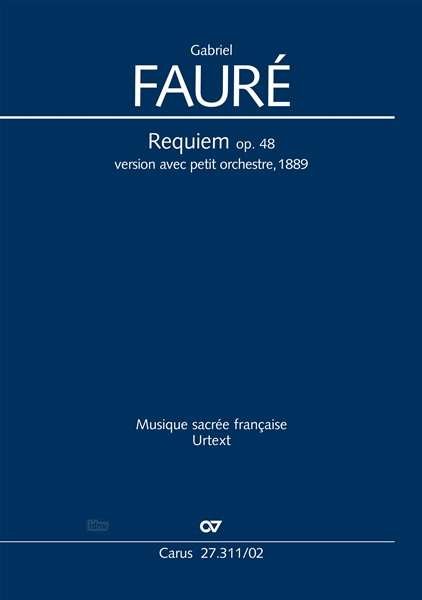 Cover for Fauré · Requiem. Fassung mit kleinem Orch (Bog)