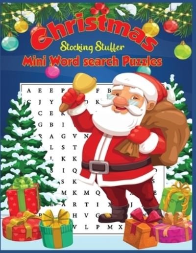 Cover for Sk Publishing · Christmas Stocking Stuffer Mini Word Search Puzzles (Paperback Bog) (2020)