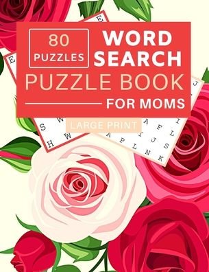 Cover for Adult Puzzle and Activity Books · Large Print Word Search Puzzle Book for Moms (Pocketbok) (2020)