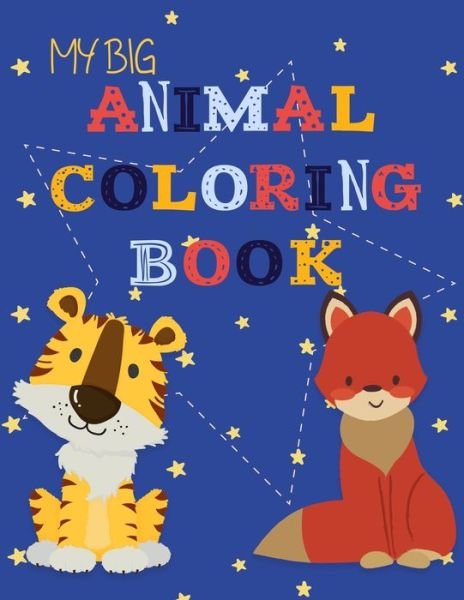Cover for Giaja Moon · My Big Animal Coloring Book (Pocketbok) (2020)