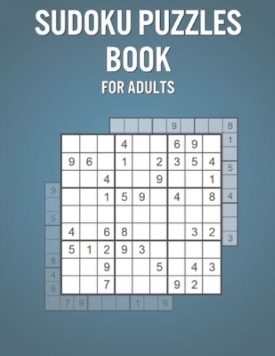 Cover for Claire Evans · Sudoku Puzzles Book For Adults (Paperback Book) (2021)