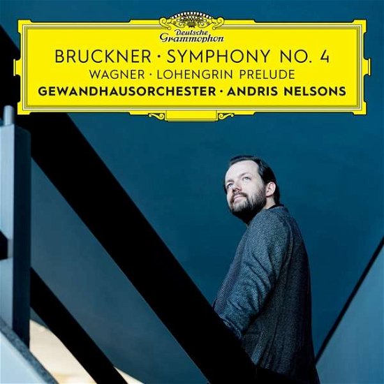 Cover for Bruckner / Nelsons / Gewandhausorchester · Bruckner: Symphony No. 4 / Wagner: Lohengrin Prelude (CD) (2018)