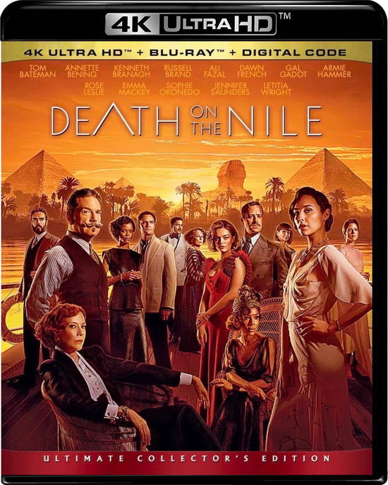 Cover for Death on the Nile (4K Ultra HD) (2022)