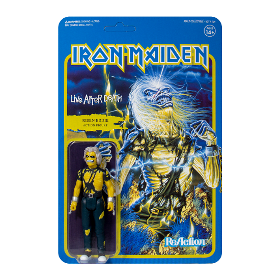 Iron Maiden Reaction Figure - Live After Death (Album Art) - Iron Maiden - Fanituote - SUPER 7 - 0840049800779 - maanantai 16. maaliskuuta 2020