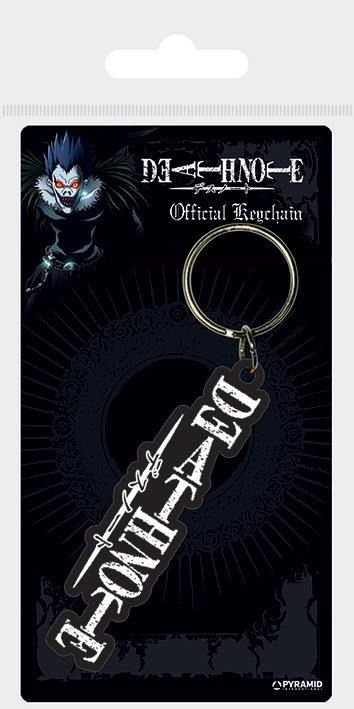 Cover for Keyrings · Death Note Gummi-Schlüsselanhänger Logo 6 cm (Leksaker) (2023)