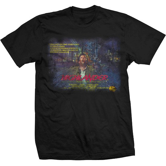 Cover for StudioCanal · StudioCanal Unisex T-Shirt: Highlander (T-shirt) [size S] [Black - Unisex edition]