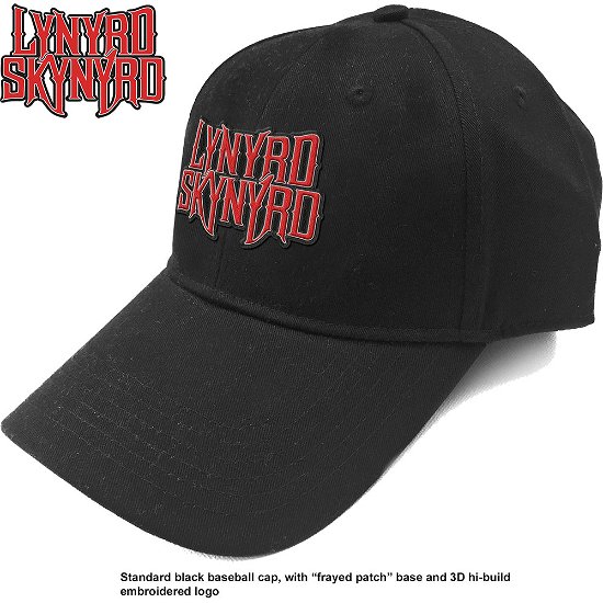 Cover for Lynyrd Skynyrd · Lynyrd Skynyrd Unisex Baseball Cap: Logo (Bekleidung) [Black - Unisex edition]