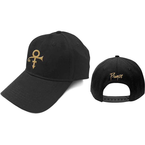 Prince Unisex Baseball Cap: Gold Symbol - Prince - Koopwaar -  - 5056368648779 - 