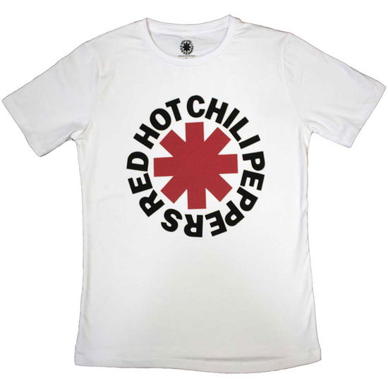 Red Hot Chili Peppers Ladies T-Shirt: Classic Asterisk - Red Hot Chili Peppers - Marchandise -  - 5056737215779 - 