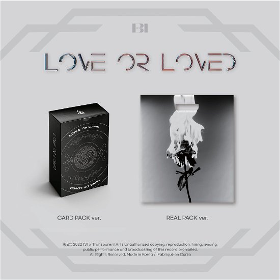 Love Or Loved Part.1 - B.I - Musiikki - 131 RECORDS - 8803581202779 - sunnuntai 20. marraskuuta 2022