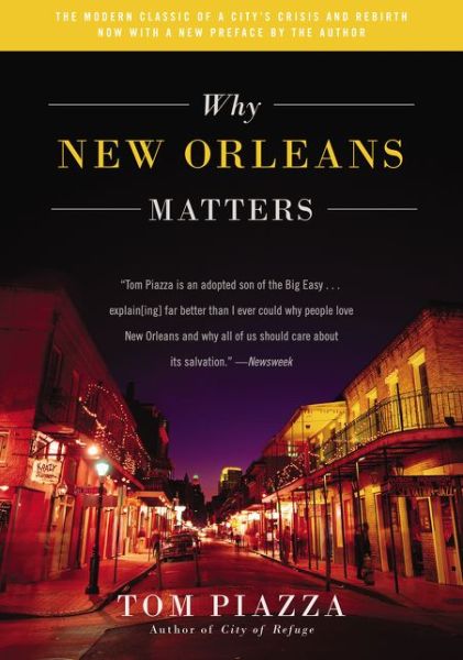 Cover for Tom Piazza · Why New Orleans Matters (Paperback Book) (2023)