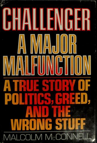 Cover for Malcolm McConnell · Challenger (Hardcover Book) (1986)
