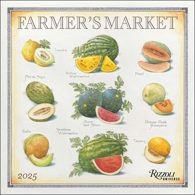 John Burgoyne · Farmer's Market 2025 Wall Calendar (Calendar) (2024)