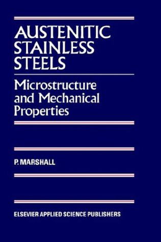 Cover for P. Marshall · Austenitic Stainless Steels: Microstructure and Mechanical Properties (Hardcover Book) (1984)