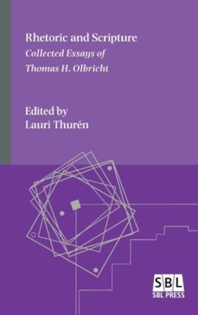 Cover for Thomas H Olbricht · Rhetoric and Scripture (Inbunden Bok) (2021)