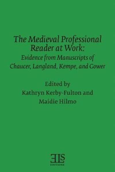 Cover for Medieval Professional Reader at Work (Paperback Book) (2016)