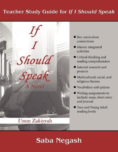 Cover for Saba Negash · Teacher Study Guide for if I Should Speak (Pocketbok) (2012)
