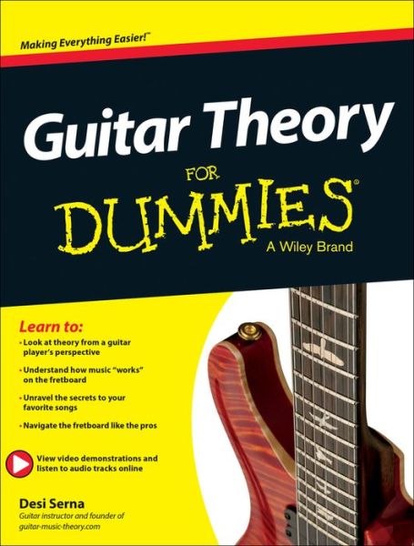 Cover for Desi Serna · Guitar Theory For Dummies: Book + Online Video &amp; Audio Instruction (Paperback Book) (2013)