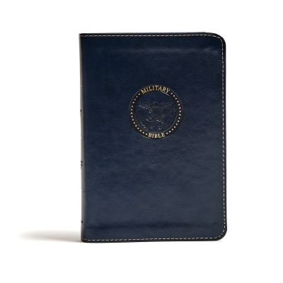 Cover for CSB Bibles by Holman CSB Bibles by Holman · CSB Military Bible, Navy Blue LeatherTouch (Leather Book) (2017)