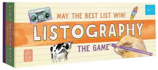Listography - Listography - Lisa Nola - Jogo de tabuleiro - Chronicle Books - 9781452151779 - 5 de julho de 2016