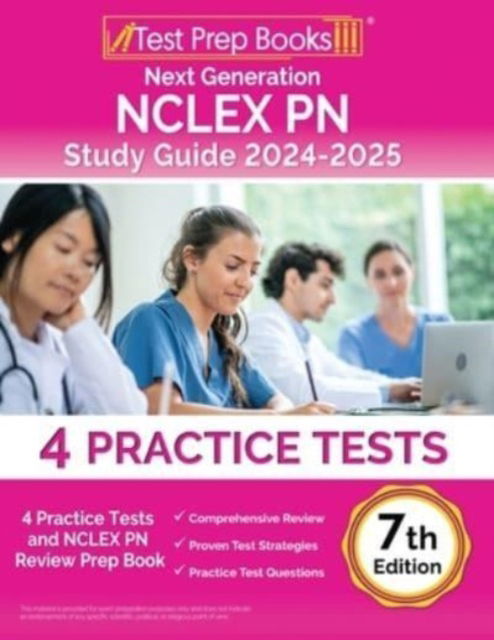 Cover for Lydia Morrison · Next Generation NCLEX PN Study Guide 2024-2025 : 4 Practice Tests and NCLEX PN Review Prep Book [7th Edition] (Paperback Bog) (2024)