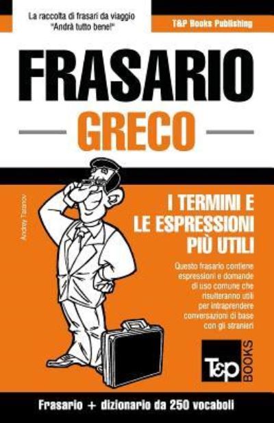 Cover for Andrey Taranov · Frasario Italiano-Greco e mini dizionario da 250 vocaboli (Paperback Book) (2015)