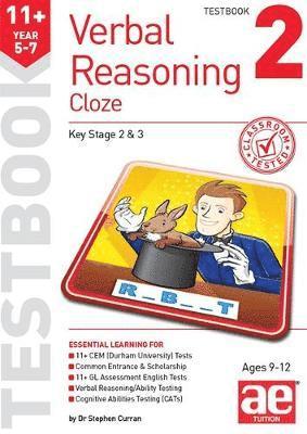 Cover for Stephen C. Curran · 11+ Verbal Reasoning Year 5-7 Cloze Testbook 2 (Paperback Book) (2018)