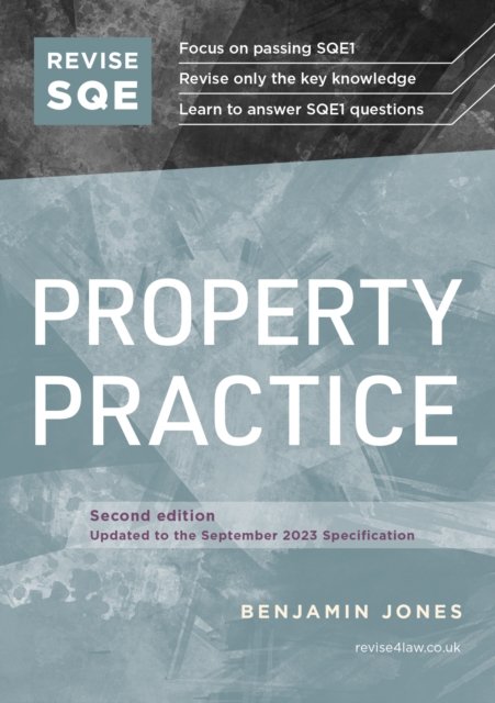 Cover for Benjamin Jones · Revise SQE Property Practice: SQE1 Revision Guide 2nd ed (Paperback Book) [2 Revised edition] (2023)