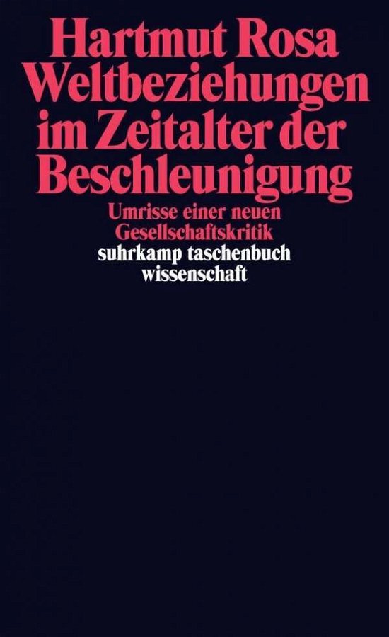 Cover for Hartmut Rosa · Suhrk.TB.Wi.1977 Rosa.Weltbeziehungen (Bok)