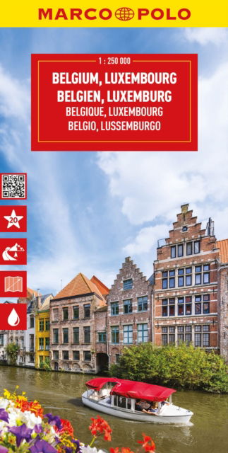 Cover for Marco Polo · Belgium and Luxembourg Marco Polo Map - Marco Polo Maps (Map) (2024)