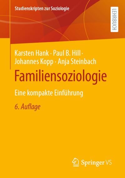 Cover for Karsten Hank · Familiensoziologie (Book) (2023)