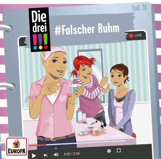 Cover for Die Drei !!! · CD Die drei !!! 76 Falscher Ru (CD)
